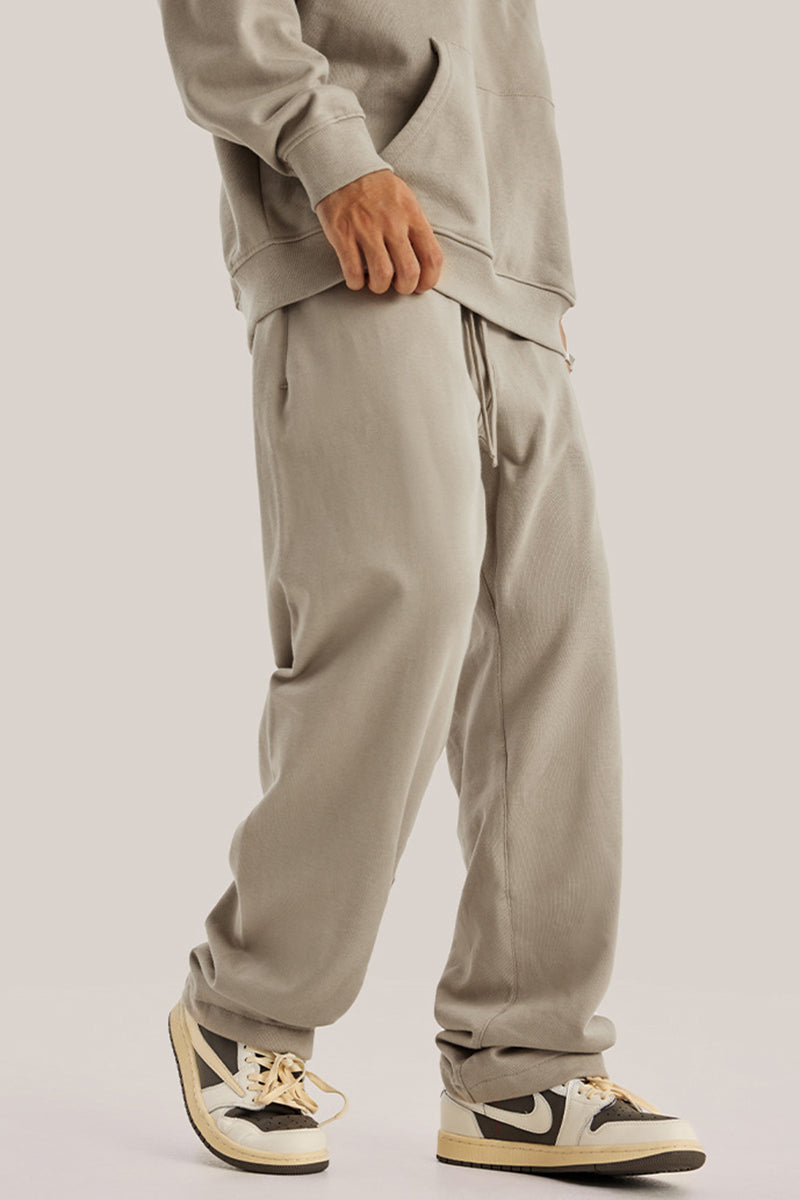 Men's loose straight-leg athletic trousers