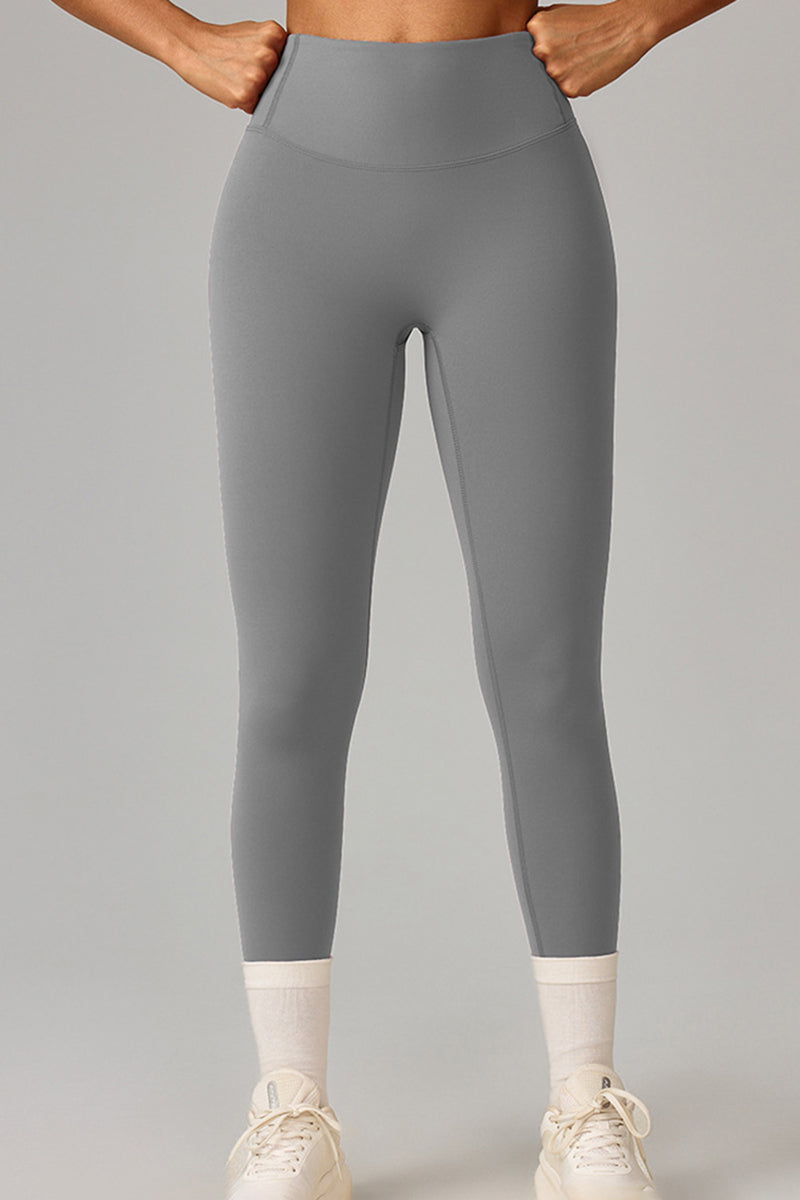 Women High-Waist Quick-Dry Pleated Buttocks Lift Leggings