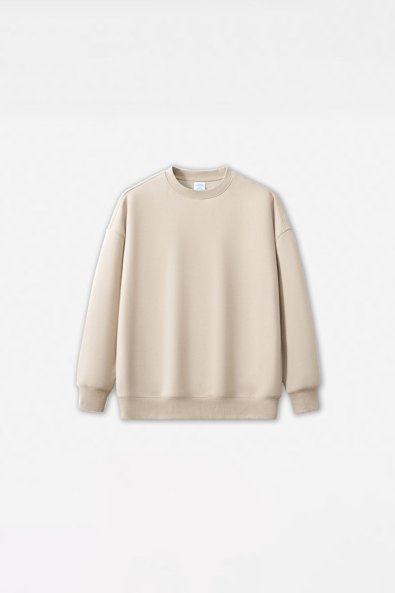 Unisex Loose Solid Color Sweatshirt