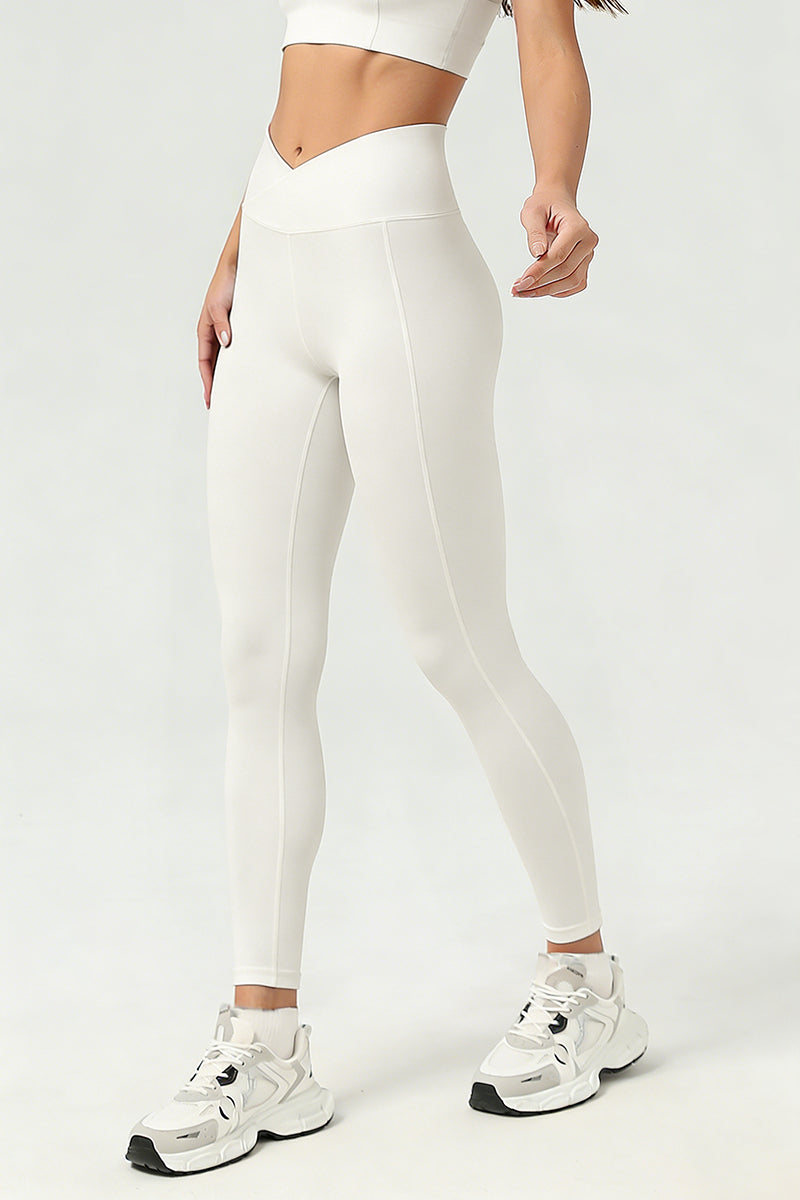 Women's Athletic Cross-waist  Slimming Yoga Leggings