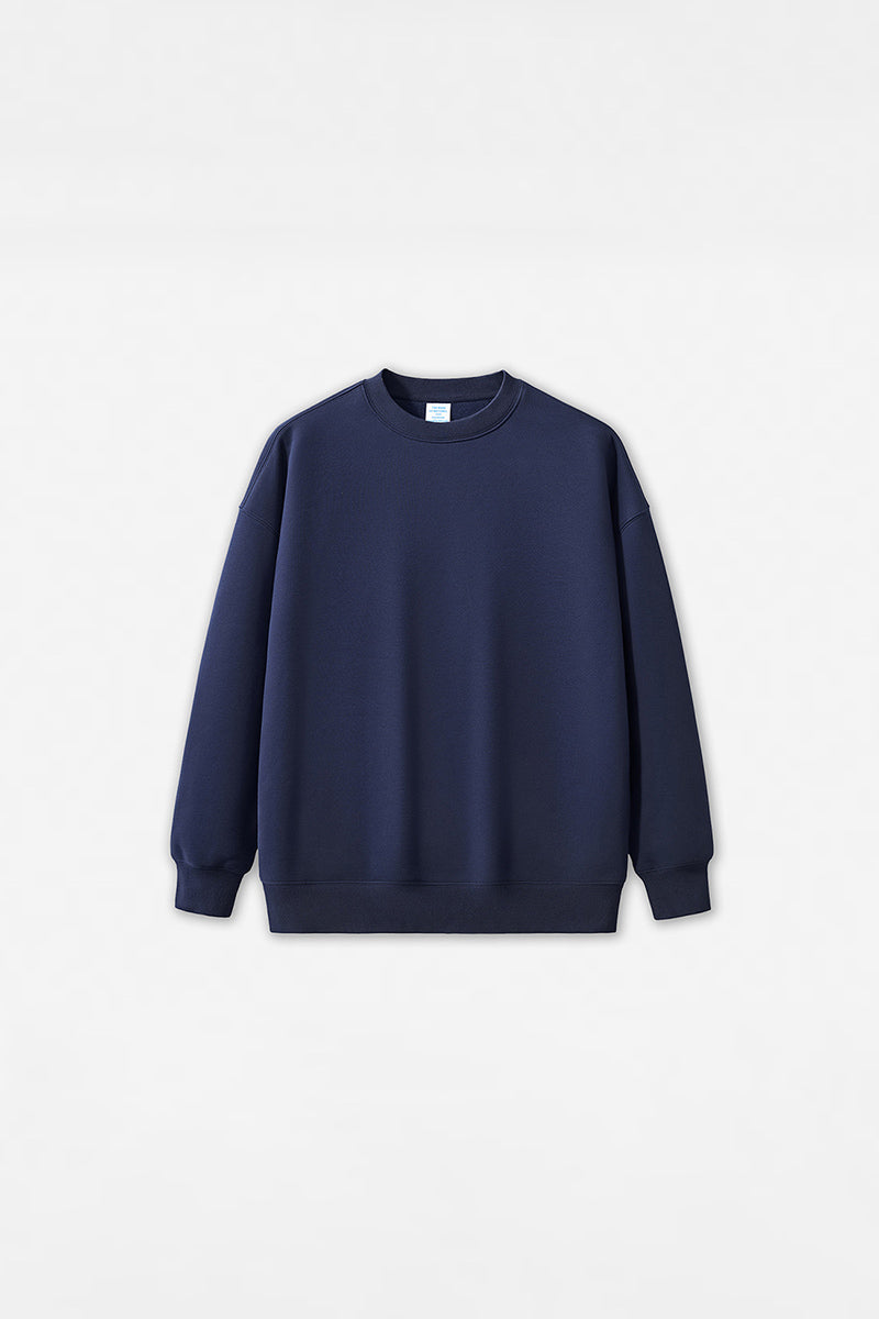 Unisex Loose Solid Color Sweatshirt
