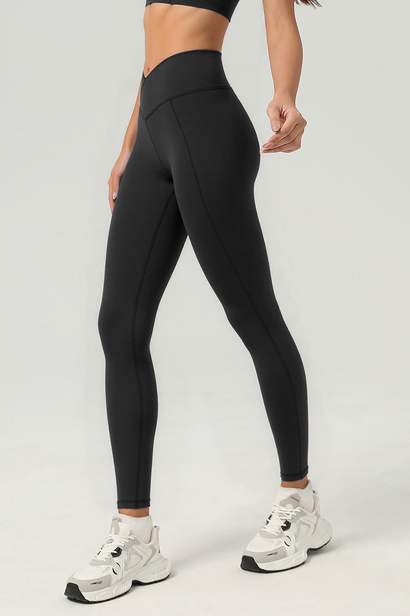 Women's Athletic Cross-waist  Slimming Yoga Leggings