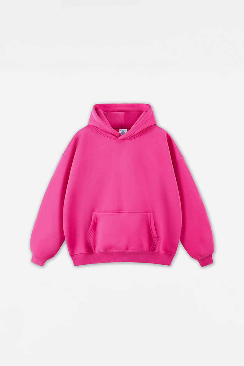 Unisex Solid Color Loose Hoodie