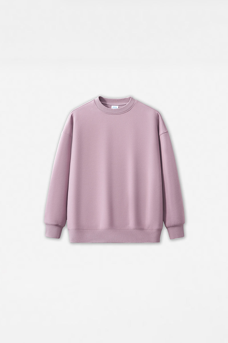 Unisex Loose Solid Color Sweatshirt
