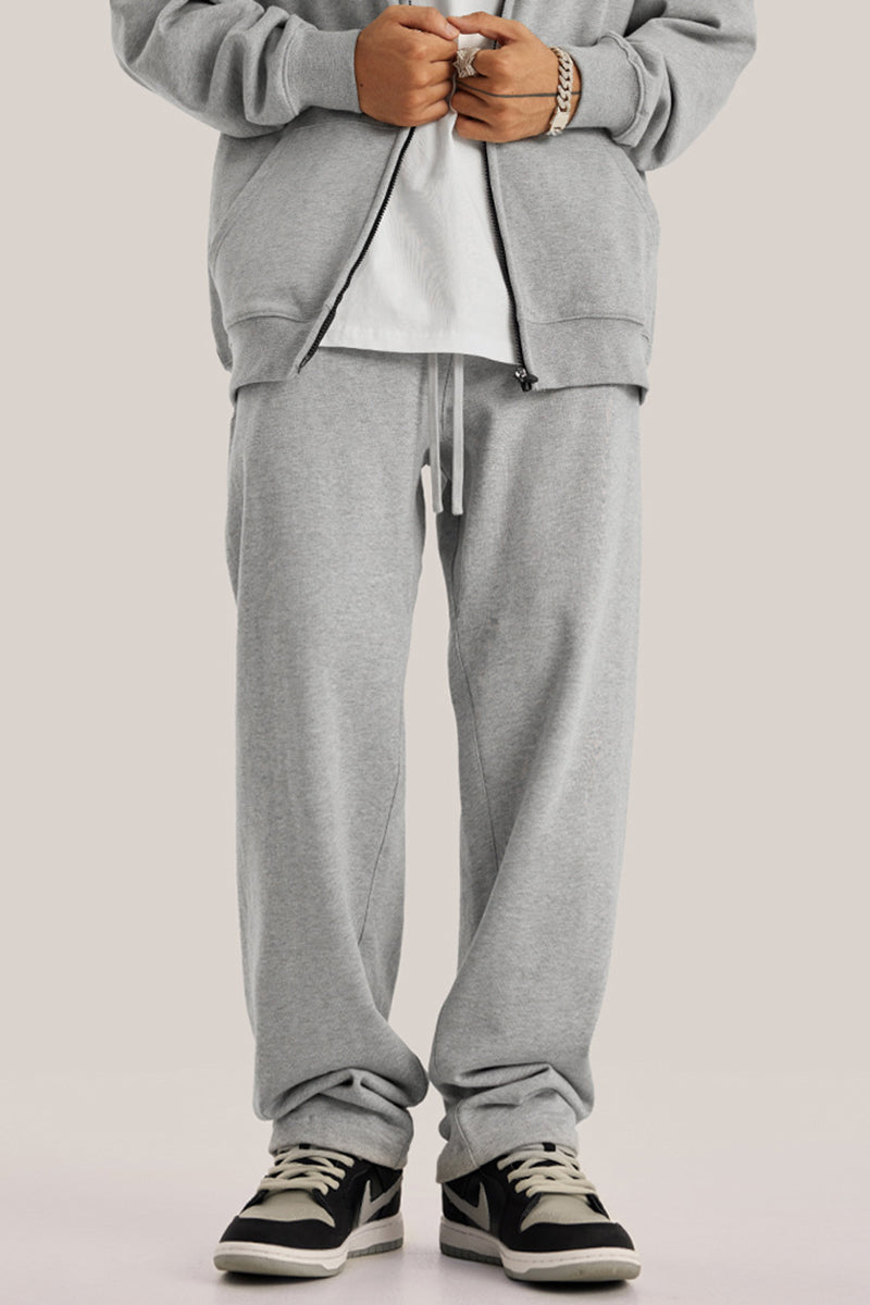 Men's loose straight-leg athletic trousers