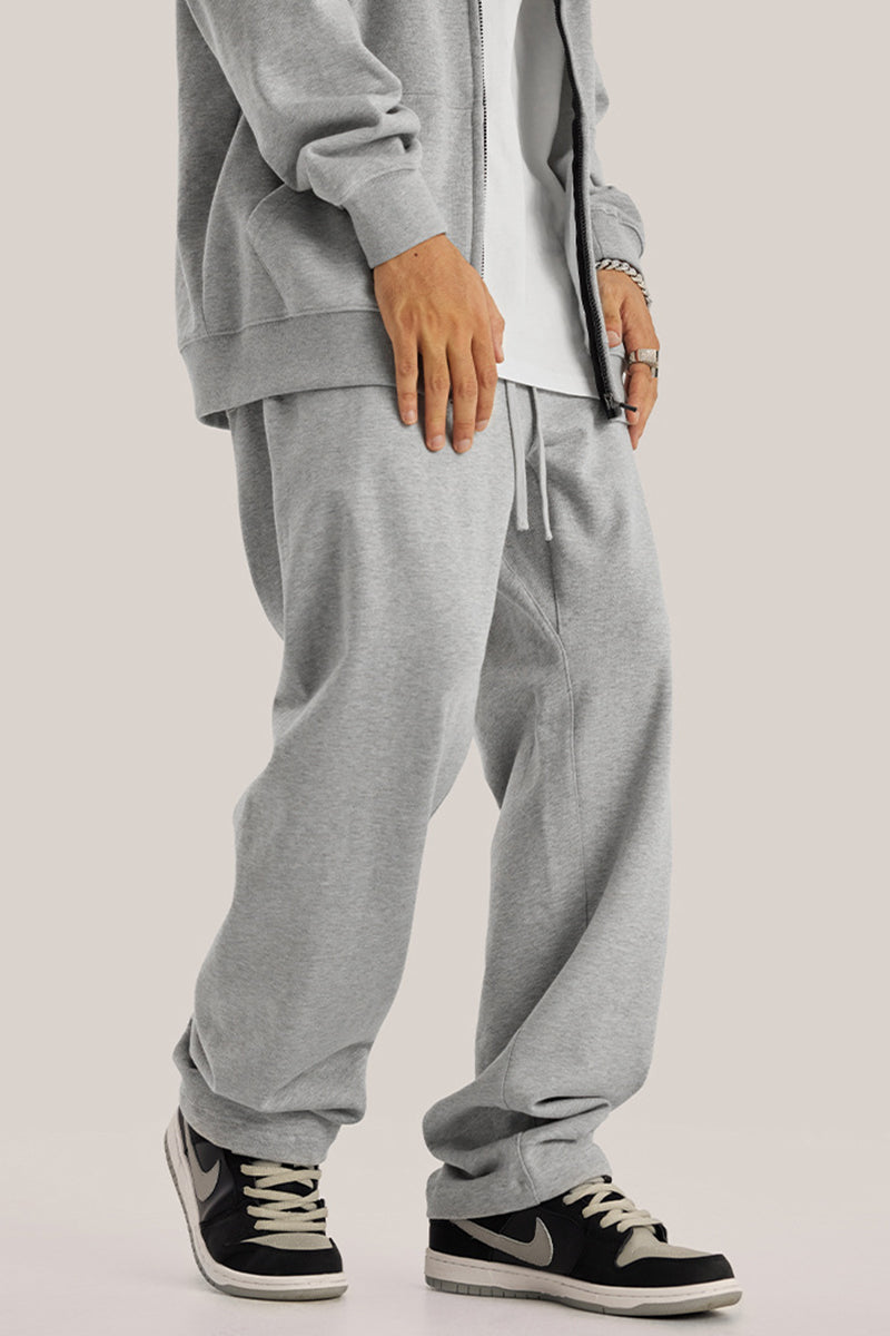Men's loose straight-leg athletic trousers