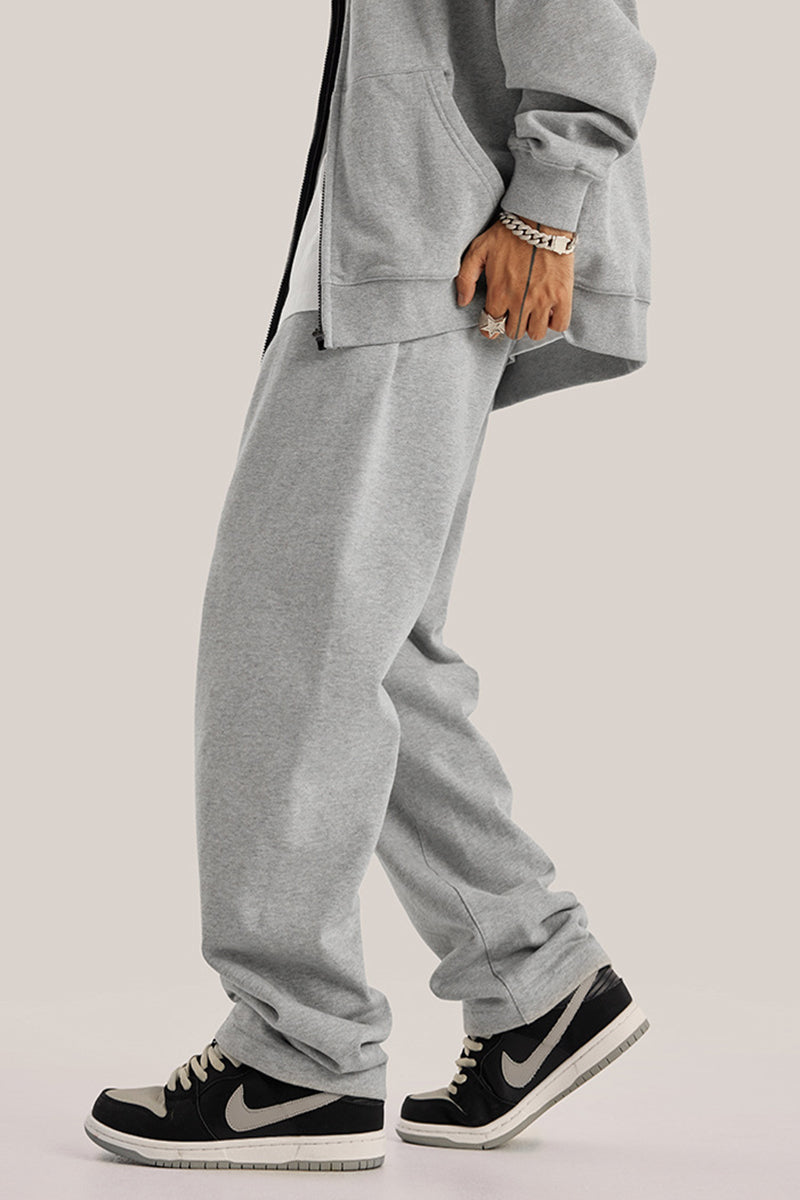 Men's loose straight-leg athletic trousers