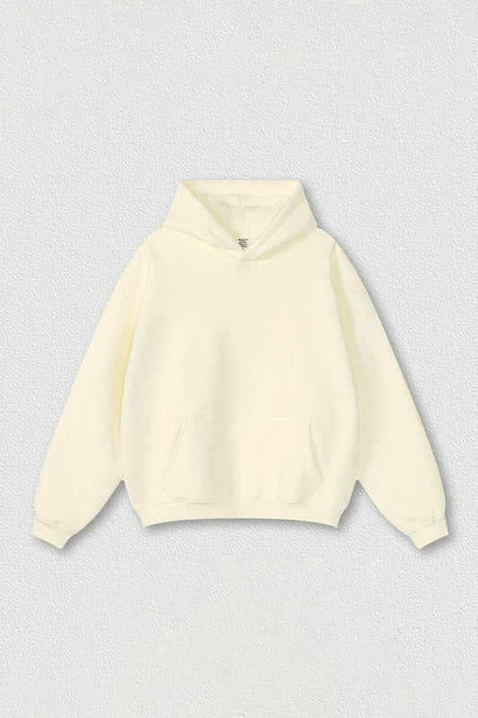 Loose-fitting plus-size thickened velvet hooded sweatshirt