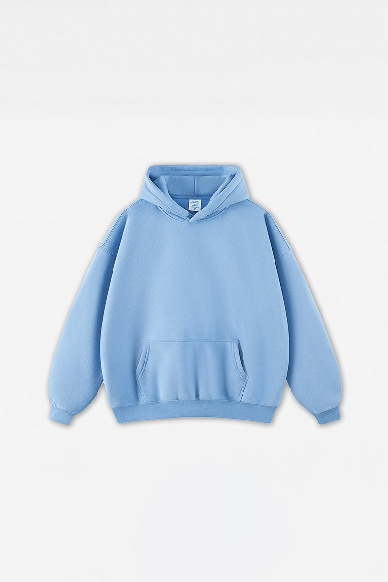 Unisex Solid Color Loose Hoodie