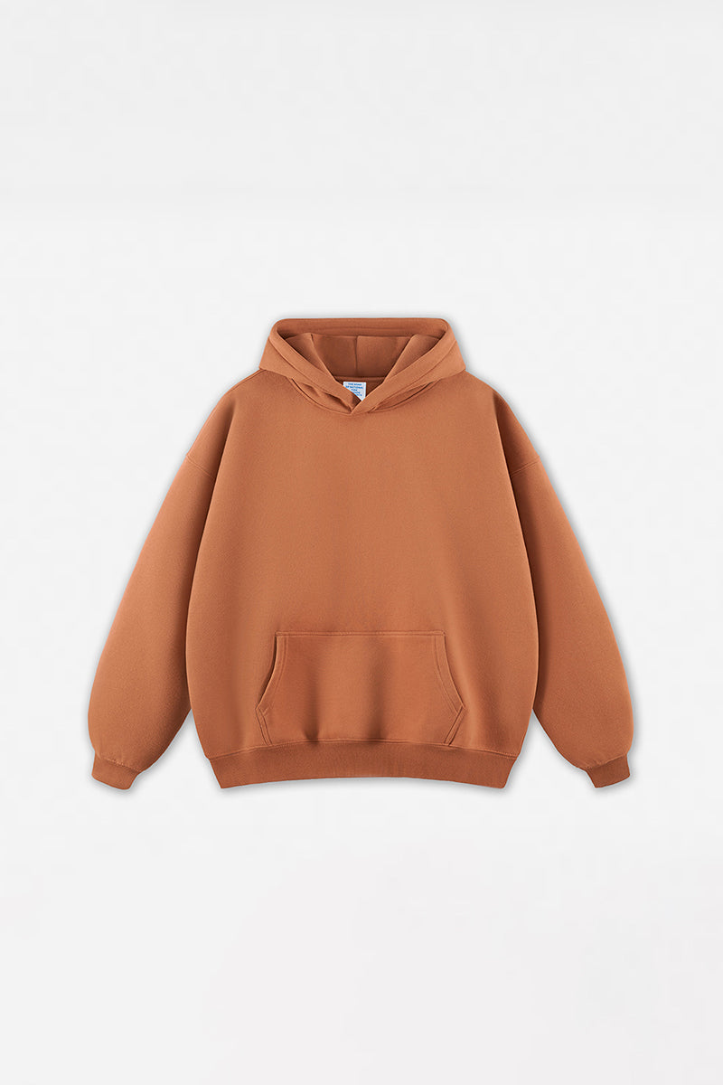 Unisex Solid Color Loose Hoodie