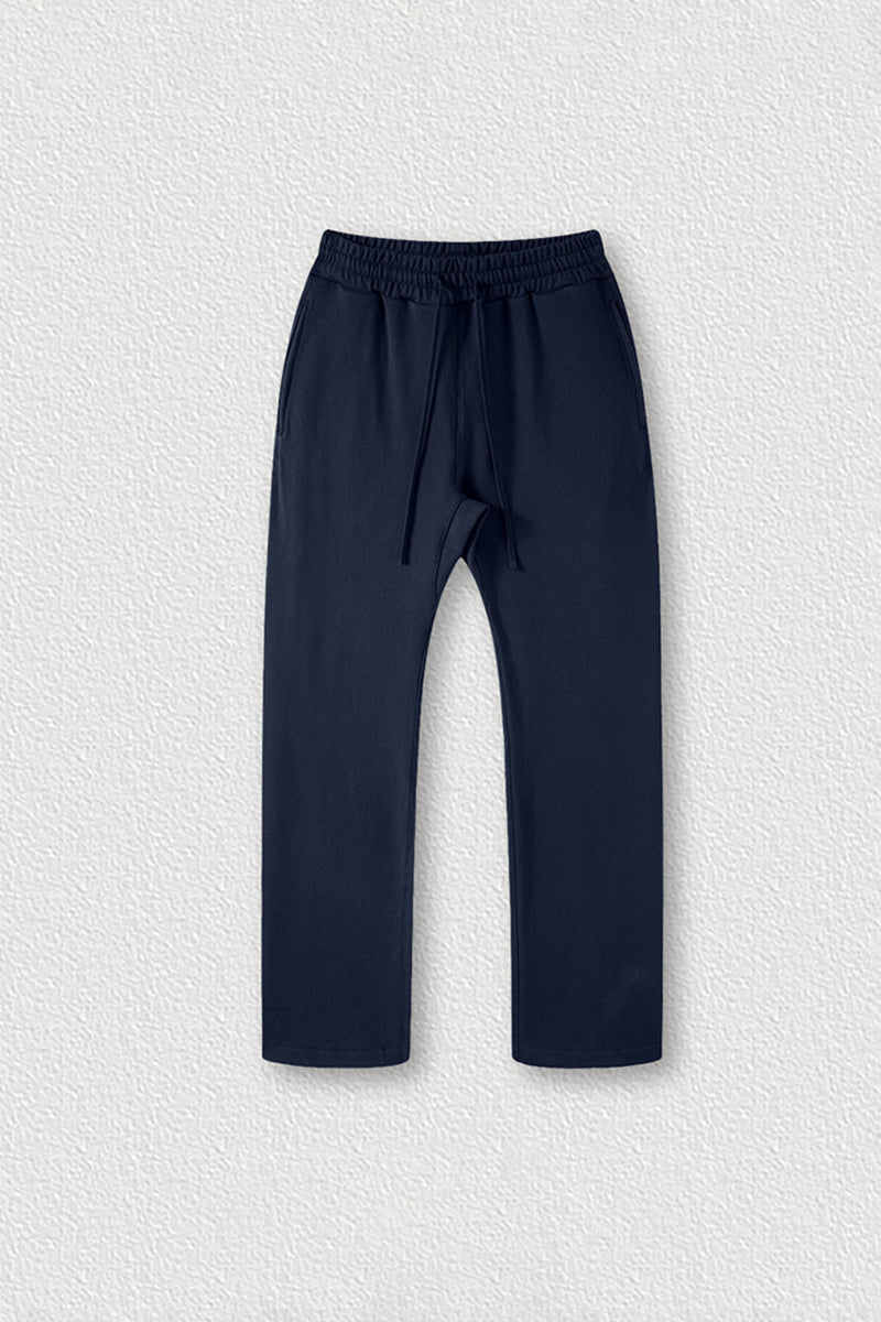 Men's loose straight-leg athletic trousers
