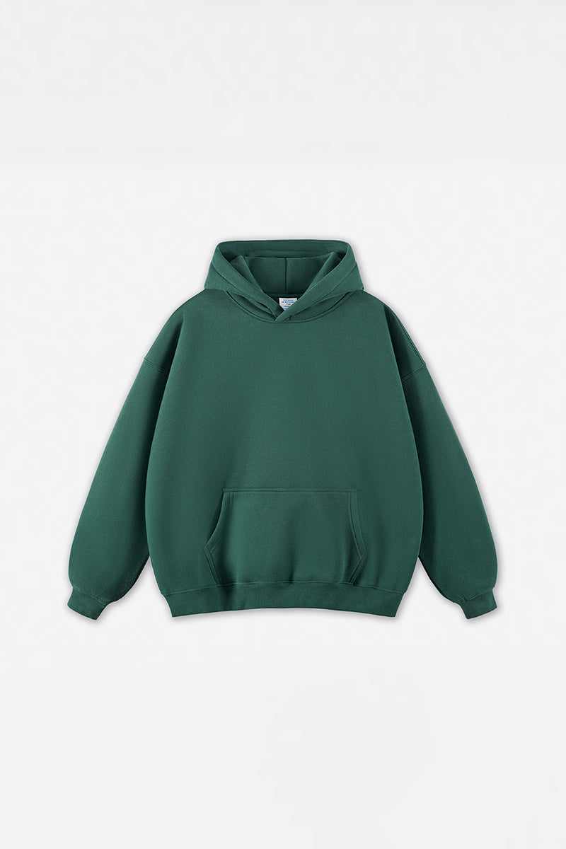 Unisex Solid Color Loose Hoodie
