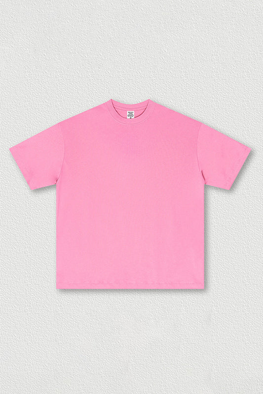 Solid color short sleeves