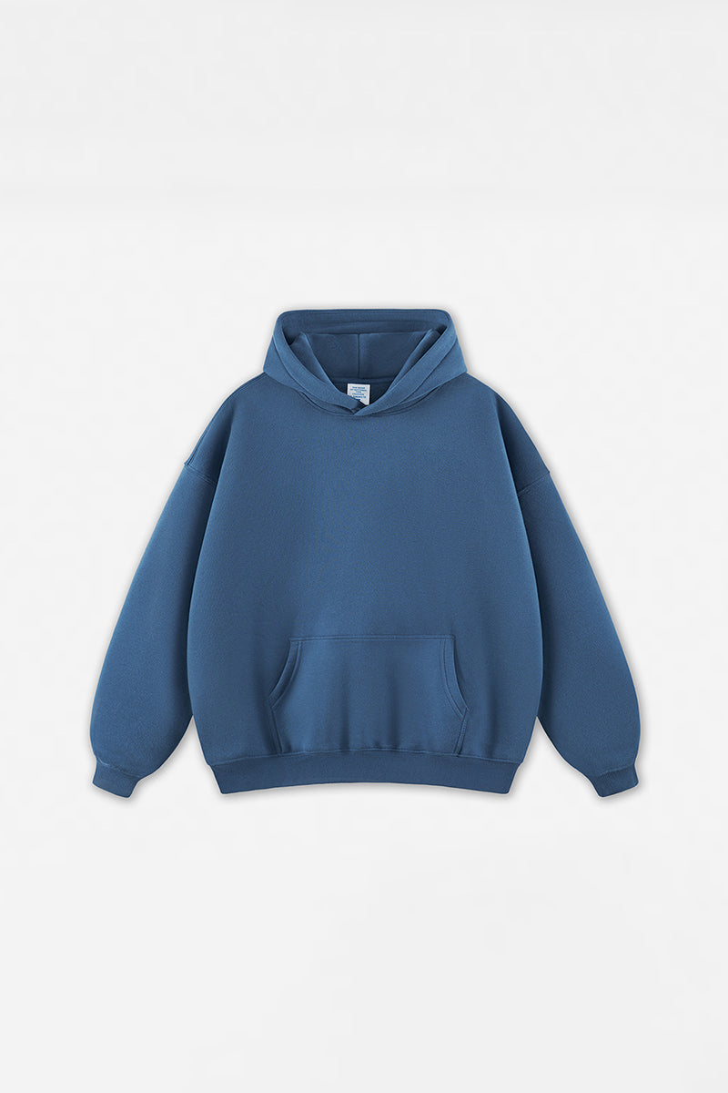 Unisex Solid Color Loose Hoodie