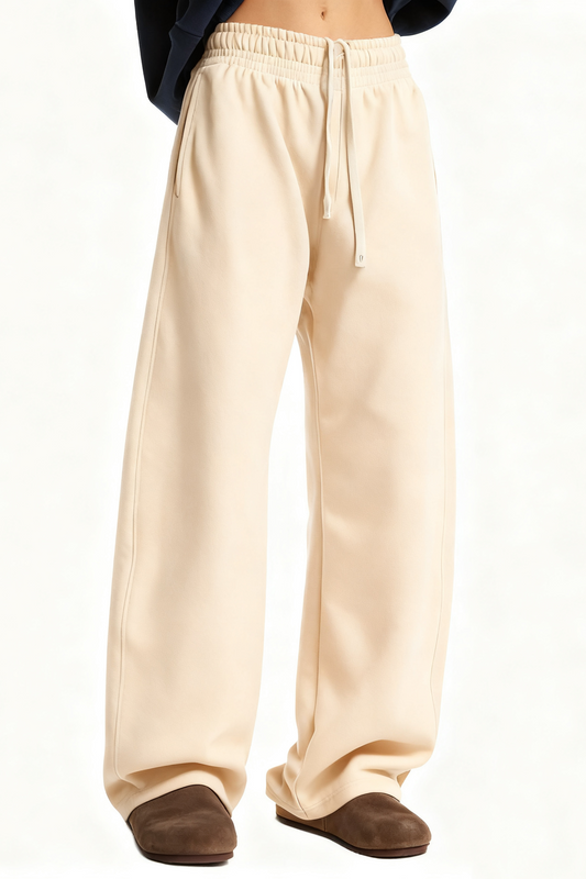 Unisex Thermal Fleece Drawstring Casual Jogger Pants