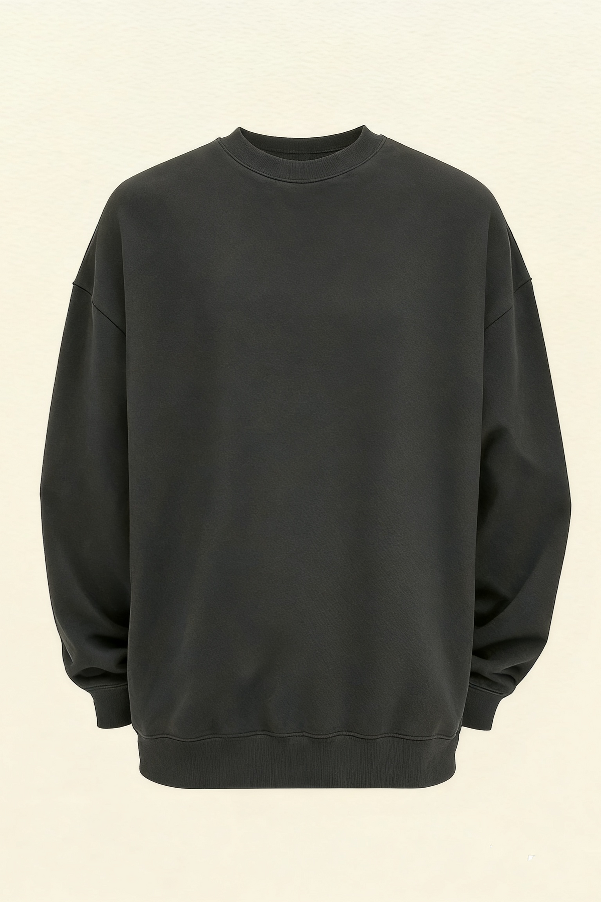 Men/Women Unisex Heavyweight 305G Cotton Retro Long Sleeve Tee