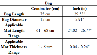 Portable Double-Shoulder Yoga Mat Storage Bag