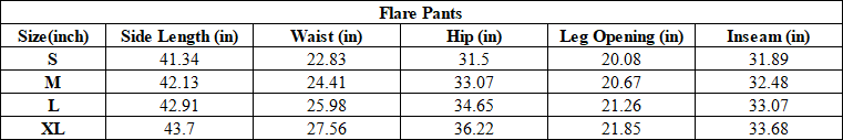 Women's Athletic Side Pocket Hip-Lifting Yoga Flare Pant