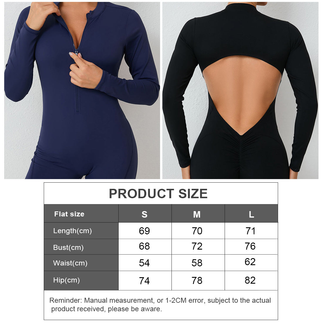 Women Hollow Out Backless Half Zip Peach Hip Sports Fitness Quick Dry Yoga