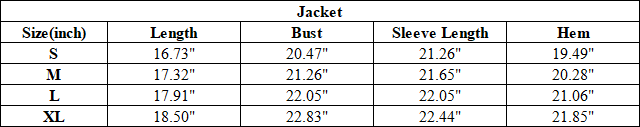 Women's Lapel Zipper Cropped Drawstring Jacket